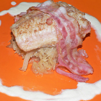 Z Bubuho kuchyne: Sumec s rizlingovou omáčkou a kapustou na alsaský spôsob